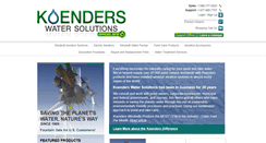 Desktop Screenshot of koenderswatersolutions.com